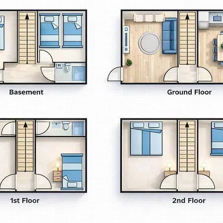 Contractor Accommodation, 6br House With Parking *